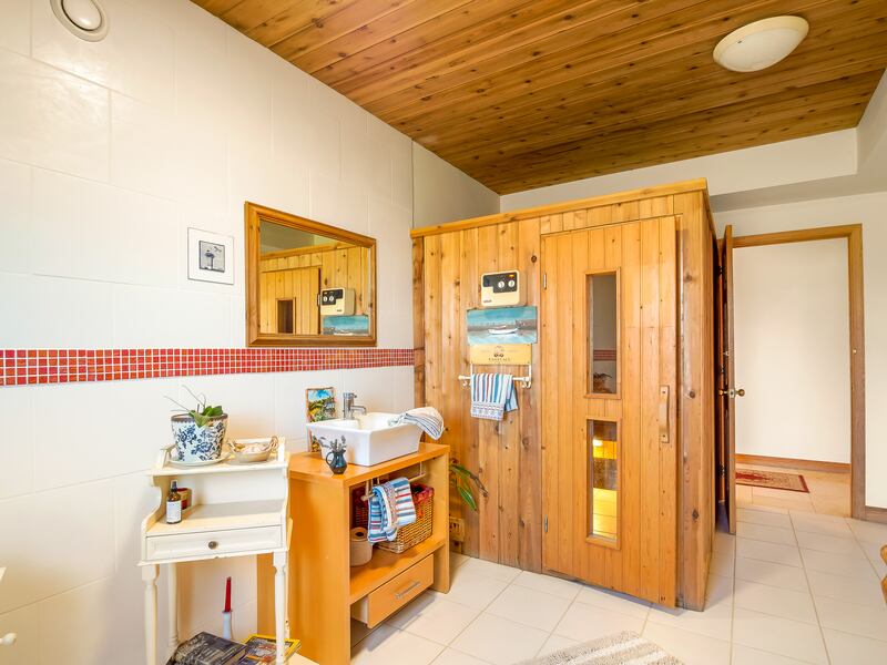 The property has a commercial-grade sauna