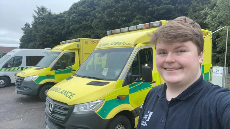 Cathal O’Boyle from Castlebar, Co Mayo, is going into his second year of a paramedic science degree at Magee in Derry.