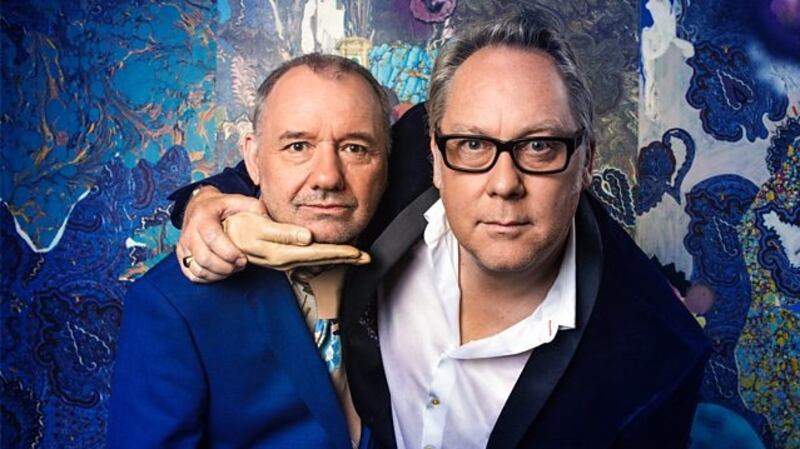 Vic Reeves and Bob Mortimer provide songs, sketches and silliness in buckets. Photograph: BBC