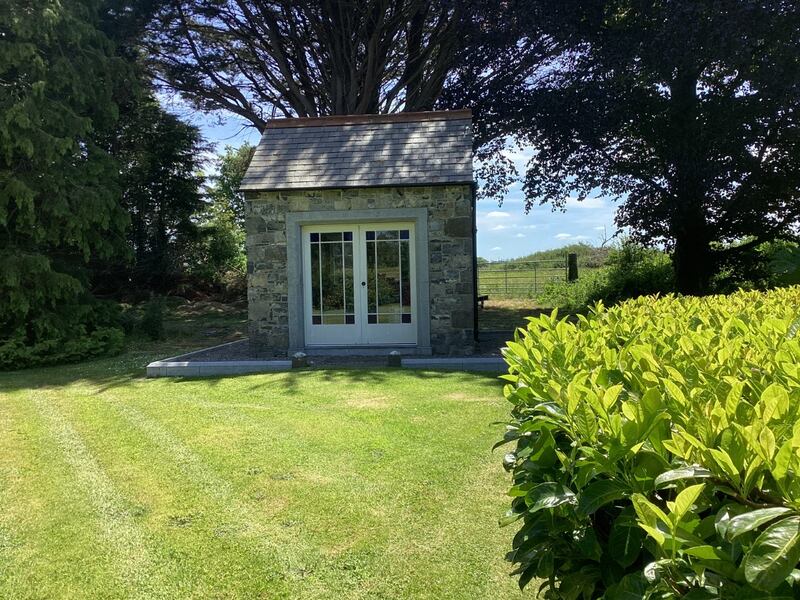 Martin Fitzgerald erected a summer house at the end of his long garden on the Tipperary/Kilkenny border.