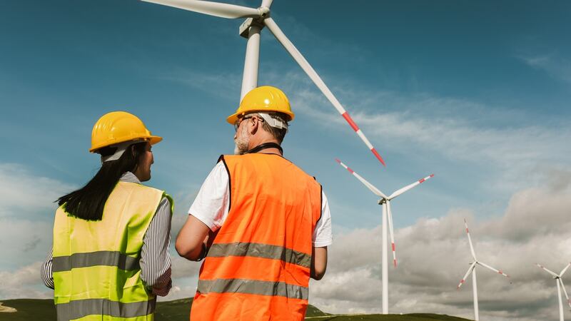 The range of apprenticeships is set to broaden to include dozens of new roles in green skills such as wind turbine maintenance. Photo: Getty