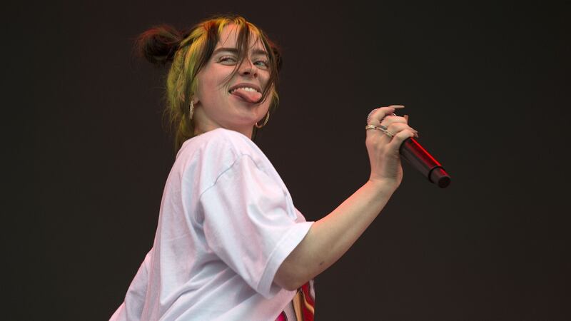 Billie Eilish  on the main stage at Electric Picnic. The event in Co Laois, which begins  on September 4th, will  play host to 70,000 people. Photograph: Dave Meehan