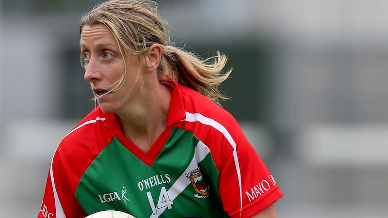 Mayo’s Cora Staunton. Photograph: Ryan Byrne/Inpho