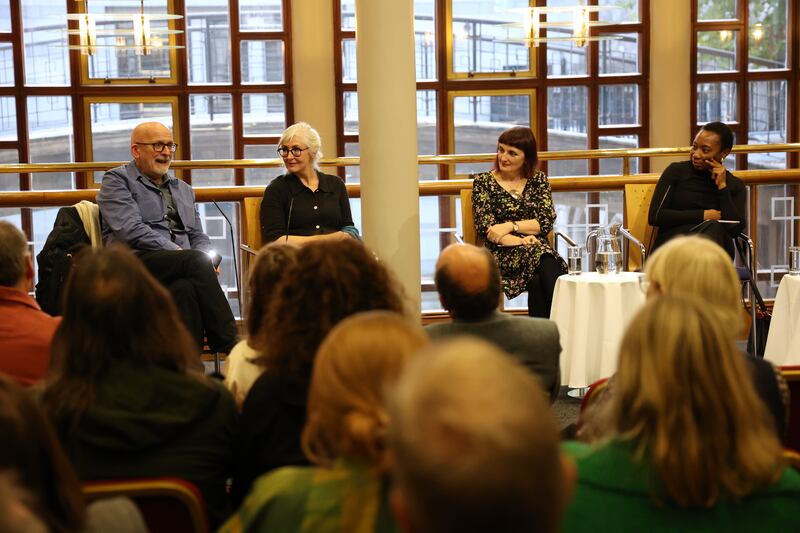 Roddy Doyle, Amanda Bell, Sinéad Gleeson and Melatu Uche Okorie. Photograph: Nick Bradshaw
