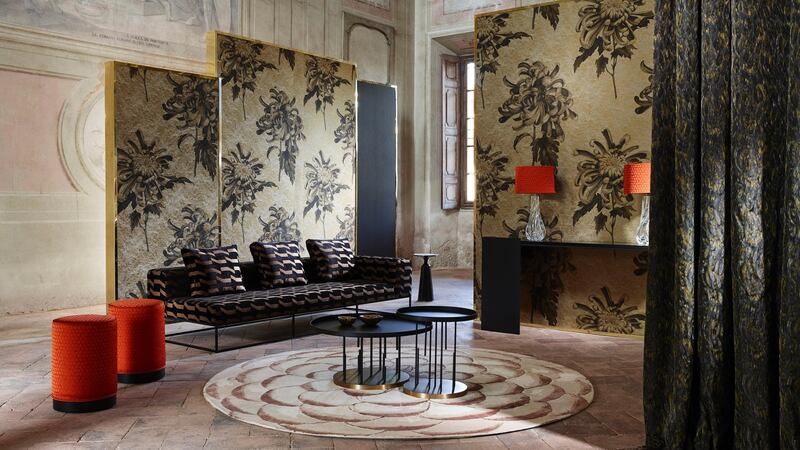 2. Wallpaper room dividers Zoffany at Kevin Kelly