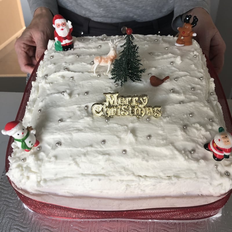 Clare King's mammy's Christmas cake