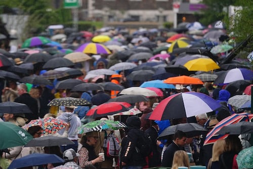 Status orange thunderstorm warning issued for several counties