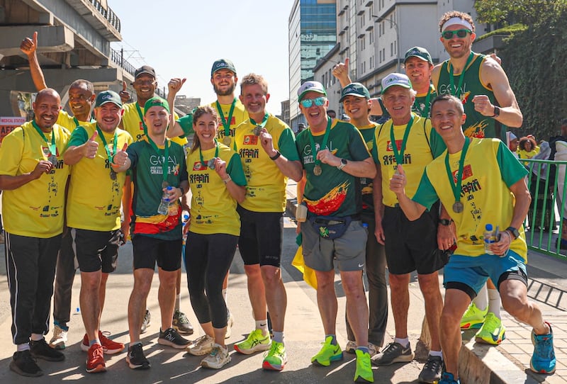 Great Ethiopian Run participants