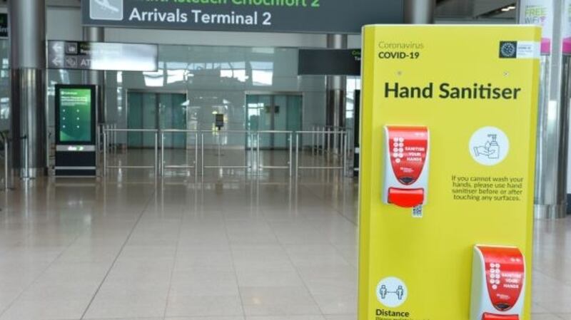 ‘No one in Dublin Airport checked our Covid status.’ Photograph: Nick Bradshaw