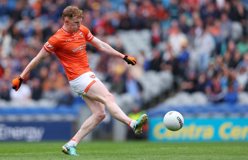 Armagh’s Conor Turbitt. Photograph: James Crombie/Inpho