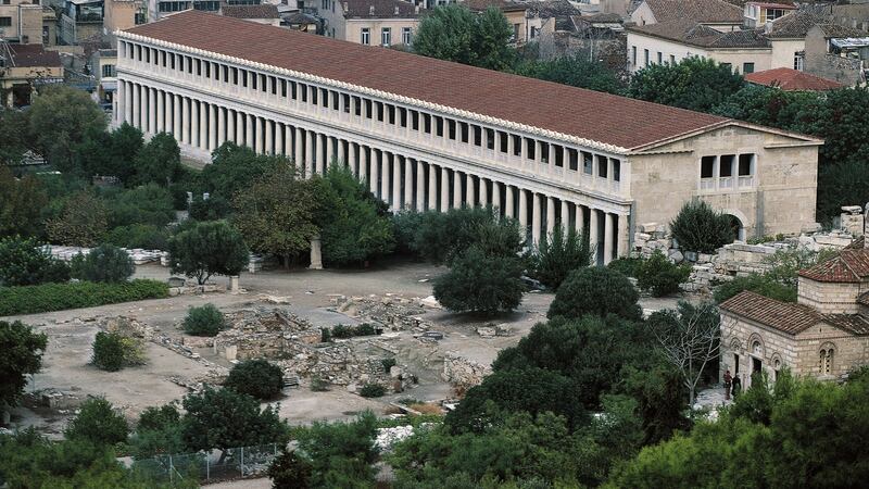 The Stoa of Attalos, Athens. Photograph:  DeAgostini/Getty Images