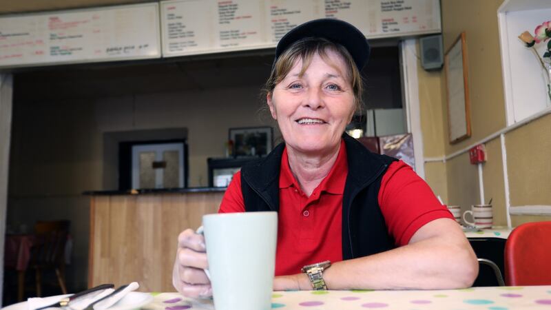 Nellie Nolan pictured at her business, The Dolphin Cafe in Edgeworthstown. Photo: Lorraine Teevan