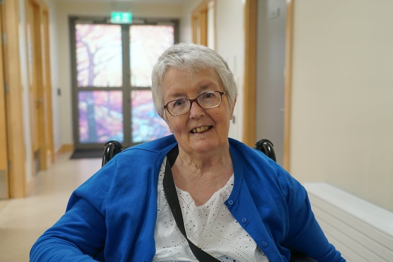 Resident of Maryfield Nursing home, Margaret Fitzpartick, voted early in the General Election as did some 15,300 others who are in nursing homes or hospitals.  Picture: Enda O'Dowd