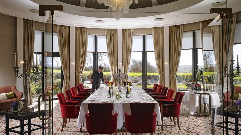 La Fougère dining room at Knockranny House Hotel.