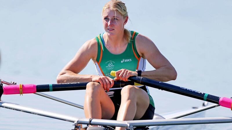 Rower Sanita Puspure will be the first Irish athlete in action at this year’s Games. Photograph: Morgan Treacy/Inpho