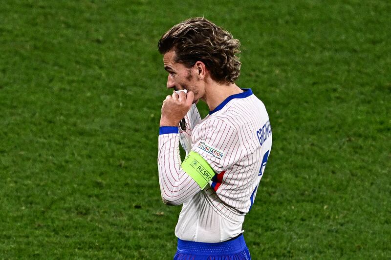 France's midfielder Antoine Griezmann. Photograph: Gabriel Bouys/AFP via Getty Images  