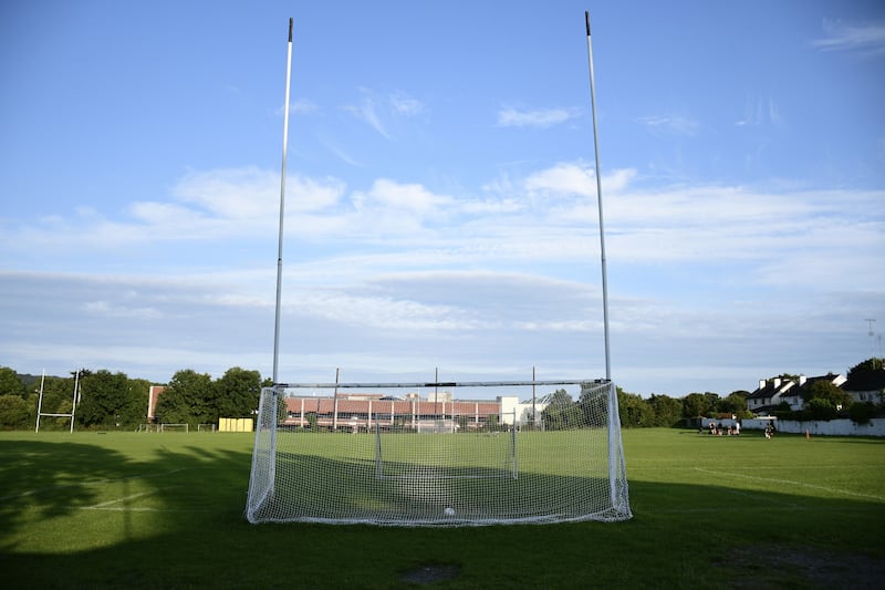 Four GAA county finals have been postponed due to the weather today. Photograph: Dominic Coyle