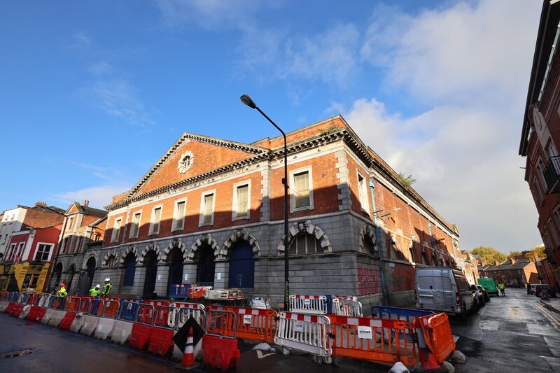 The markets seen from Francis Street. Photograph: Dara Mac Dónaill/The Irish Times