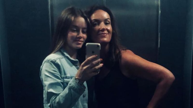 Ciara Kelly and her daughter