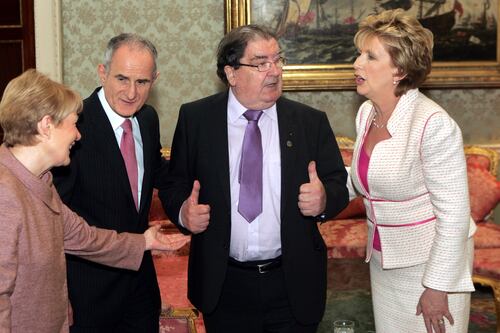 Presidency was John Hume’s ‘for the taking’, says Mary McAleese
