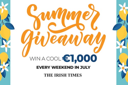 Win €1,000 with The Irish Times Summer Giveaway
