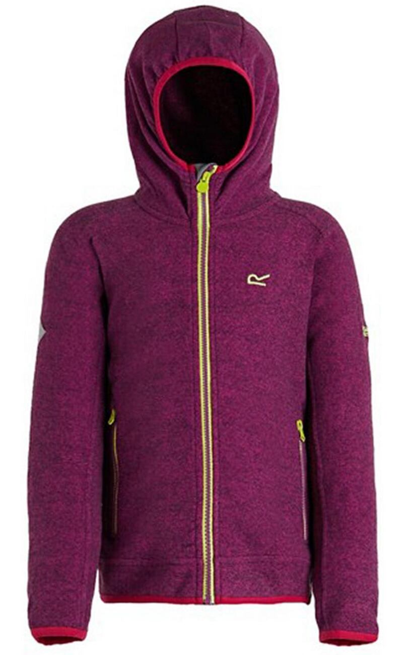 Purple Totten kids hooded fleece,€28, Debenhams.