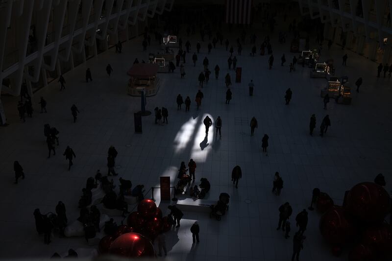 Interior of New York City's One World Trade Centre which cost 4 billion dollars and took eight years to build. Photograph: Bryan O’Brien / The Irish Times
