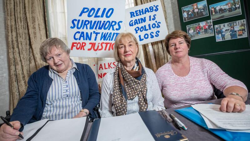 Joan Bradley, Anne Shanahan and Susan Dowling of Justice for Polio Survivors: Post-polio syndrome can cause muscle weakness, pain, fatigue and intolerance to the cold.