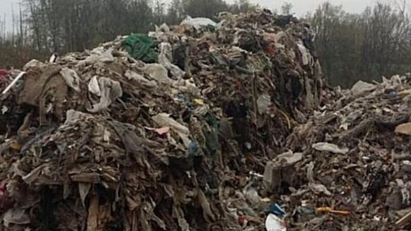 More than 600 tonnes of industrial and domestic waste were dumped in the isolated forests in an area covering parts of counties Meath, Cavan and Monaghan.