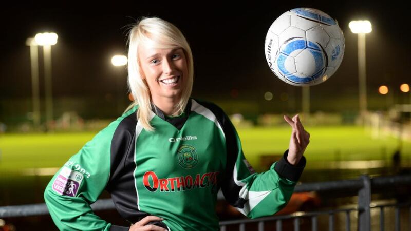 Stephanie Roche of Peamount United FC. Photograph: Dara Mac Dónaill