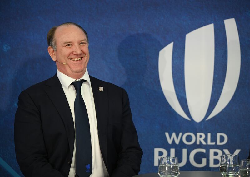 World Rugby chair Dr Brett Robinson should remember that rugby is not supposed to be all-singing and all-dancing. Photograph: Charles McQuillan/World Rugby via Getty Images