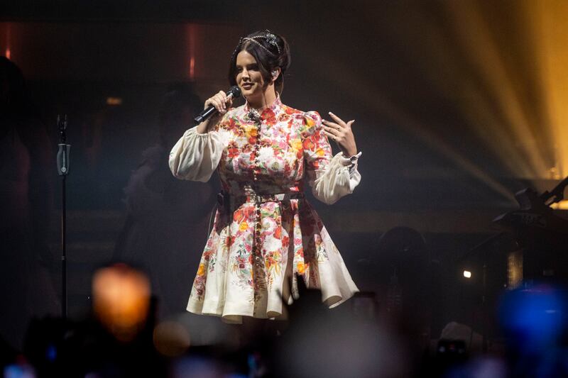 Lana Del Rey performing at 3Arena Dublin in July. Photograph: Tom Honan