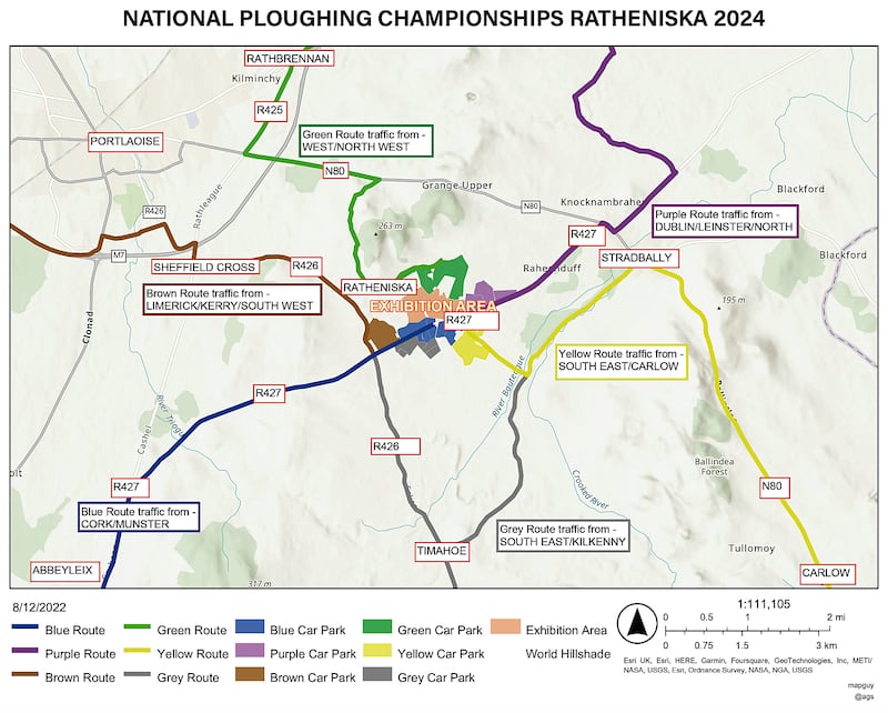 Ploughing map