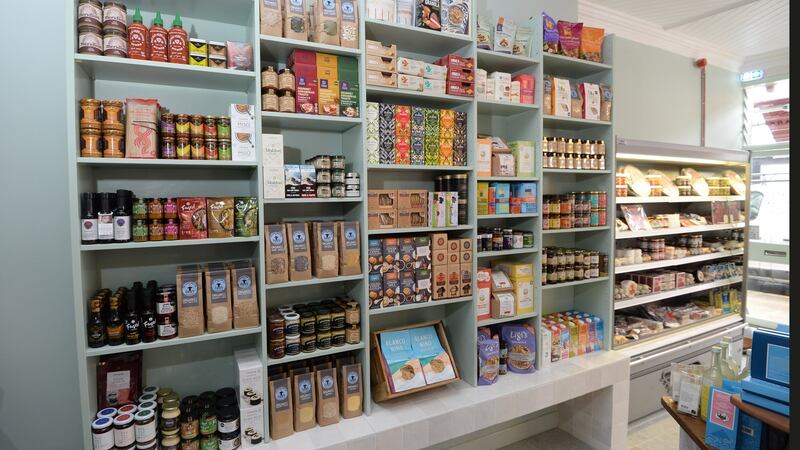 The shelves and chill cabinets are densely packed with the best of Irish and foreign speciality foods. Photograph: Dara Mac Donaill