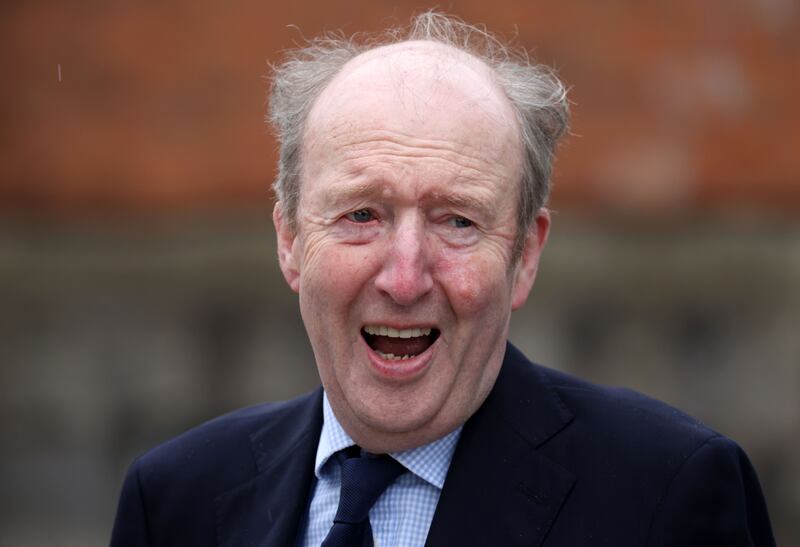 23/05/'24   Shane Ross pictured this afternoon at the funeral of Tony O'Reilly at the Church of the Sacred Heart, Donnybrook...Picture Colin Keegan, Collins Dublin