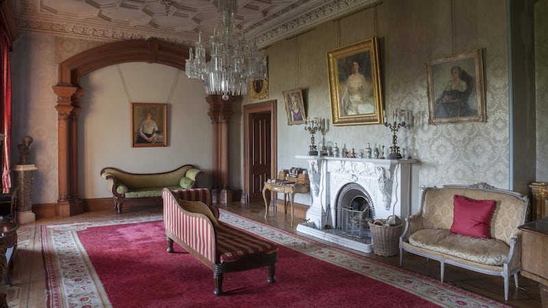 An interior of Hilton Park, Co Monaghan where Fred Madden’s family have lived since 1734.