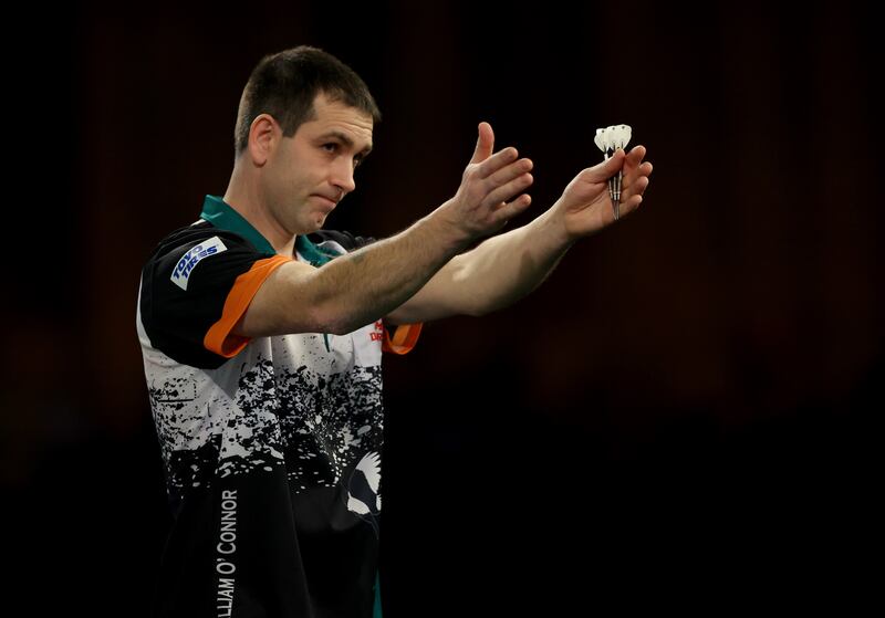 William O'Connor celebrates. Photograph: Tom Dulat/Getty