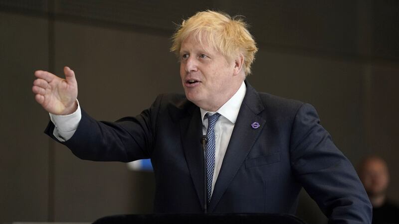 British prime minister Boris Johnson. Photograph:  Andrew Matthews/WPA