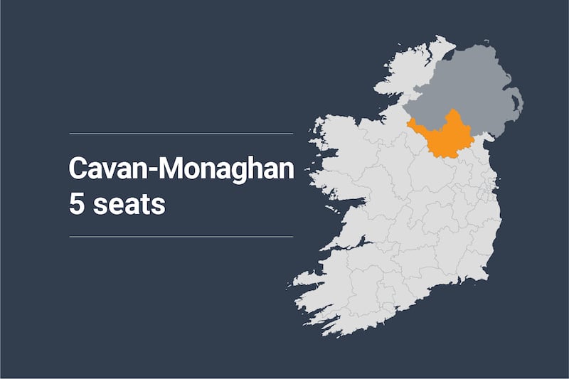 Cavan Monaghan Constituency map