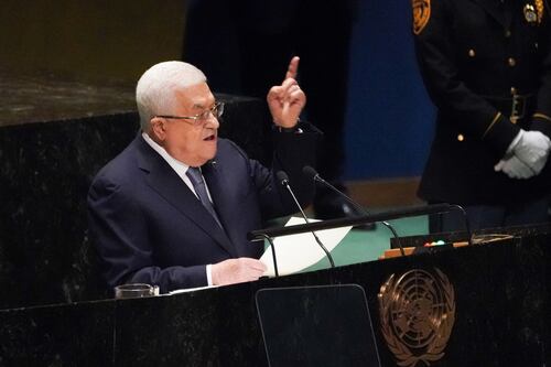 Mahmoud Abbas makes desperate UN plea for creation of Palestinian state