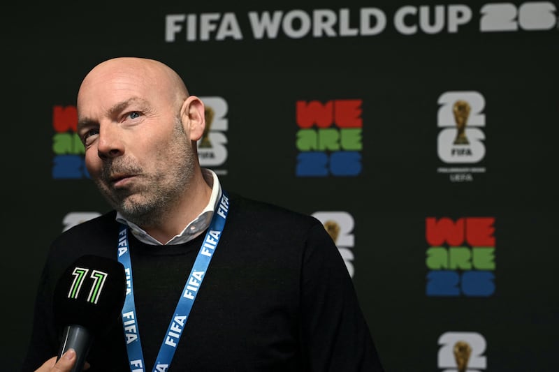 Denmark's manager Brian Riemer. Photograph: Fabrice Coffrini/AFP via Getty