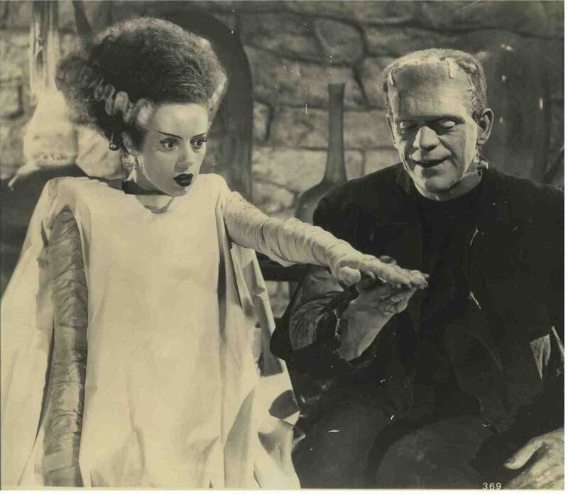 Elsa Lanchester and Boris Karloff in The Bride of Frankenstein