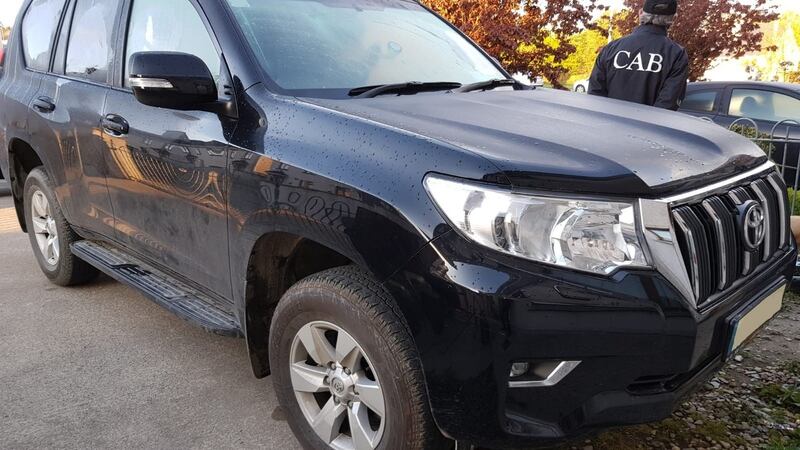 A vehicle seized by Cab officers. Photograph: An Garda Síochána