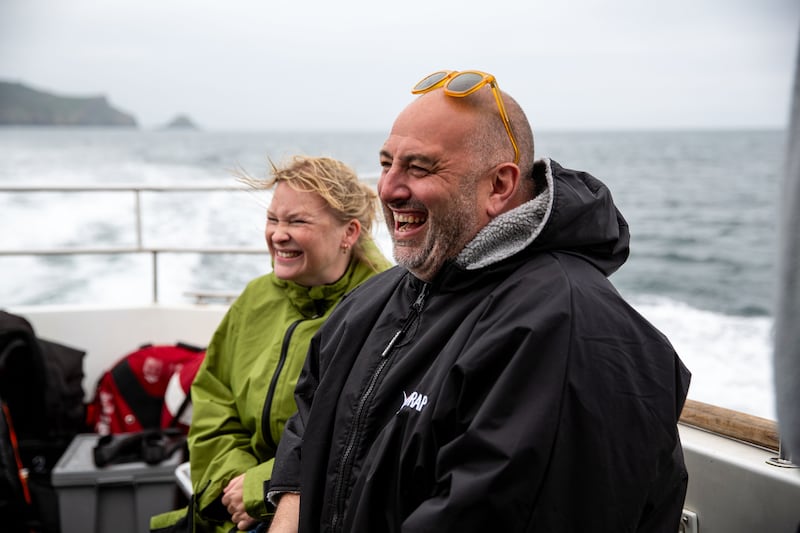 Wynne and Joanna: All At Sea. Photograph: Barn Media Ltd/BBC Cymru Wales