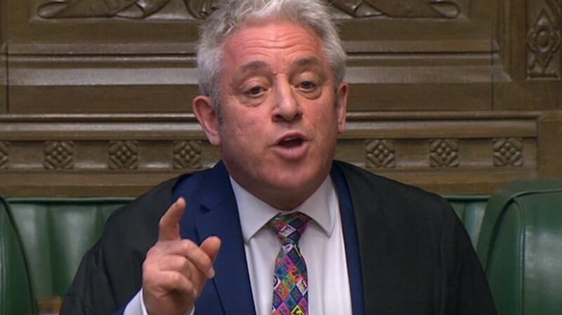 Speaker John Bercow warned the government against bringing forward the same deal for a third time. Photograph: House of Commons/PA Wire