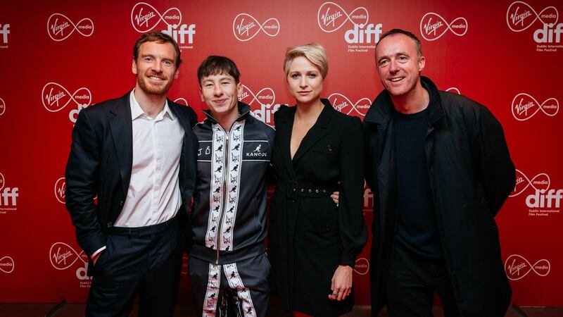 Michael Fassbender, Barry Keoghan, Niamh Egar and   Nick Rowland for Calm With Horses