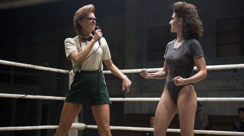 Kate Nash and Alison Brie in Glow