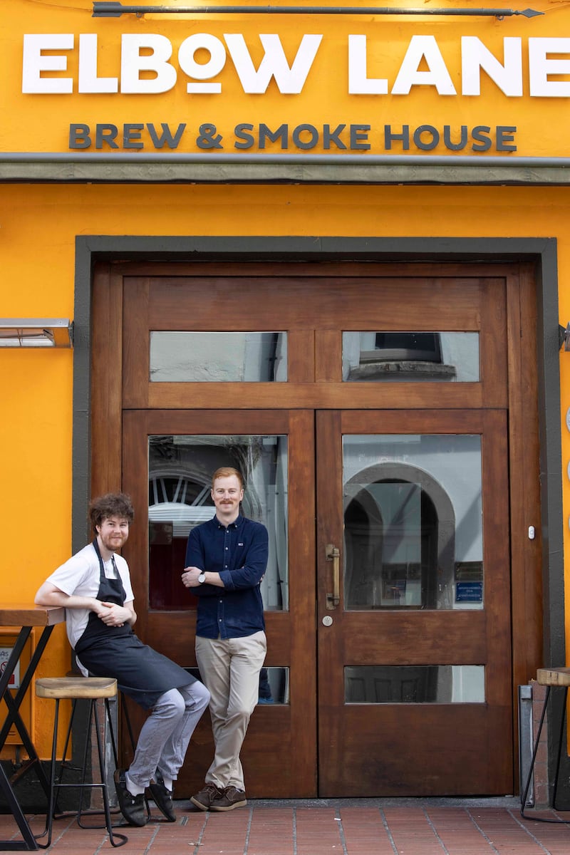 Brothers Harrison and Ronan Sharpe, head chef and general manager repectively, at Elbow Lane, Cork. Photograph: Clare Keogh