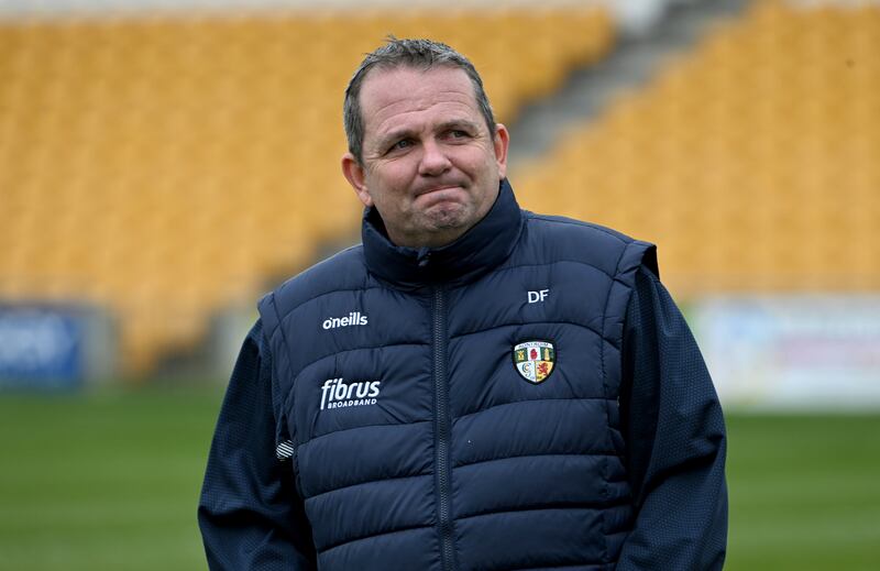 Antrim manager Davy Fitzgerald. Photograph: Andrew Paton/Inpho