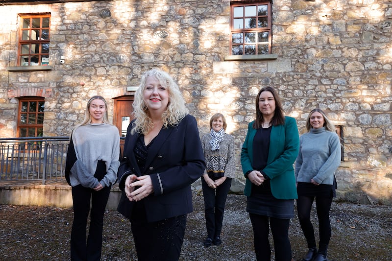 Rose Tierney of Tierney Tax with her staff, Emma Mohan, Ann Marie Connolly, Elaine Corey and Aoife Mayclim at the firm's office in the Republic. Photograph: Alan Betson 